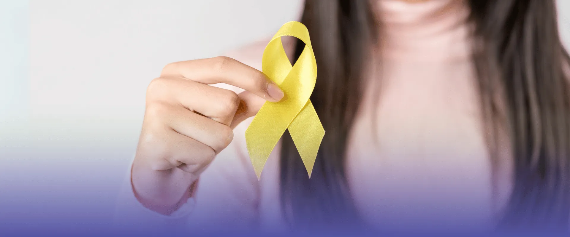 Foto ilustrativa de laço amarelo, símbolo da campanha Setembro Amarelo